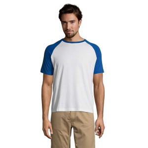 Tee-shirt homme bicolore manches raglan - FUNKY 5