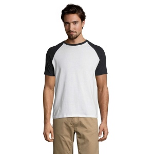 Tee-shirt homme bicolore manches raglan - FUNKY