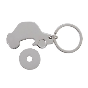 Porte-cles jeton voiture (+Tampographie TA31) 3