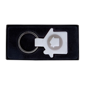 Porte-cles jeton maison (+Tampographie TA31) 7