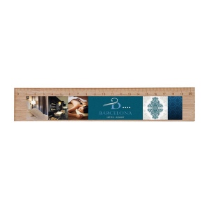 Regle bambou 20 cm a la forme (+Gravure laser CO2 LA31) 4