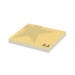 100 feuilles Repositionnables, 72x72mm, quadrie.
