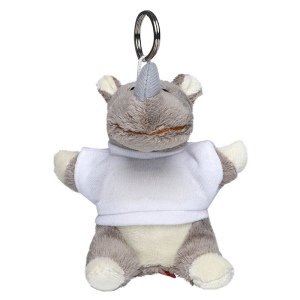 Porte-clés peluche rhinocéros MBW 6