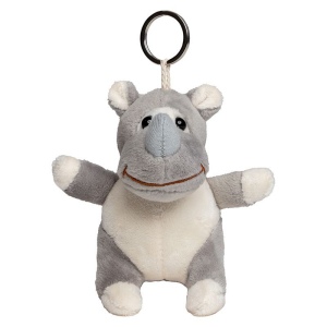 Porte-clés peluche rhinocéros MBW 2