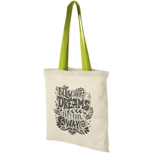 Sac coton Nevada 100 gr/m² avec poignées de couleur 7L 19