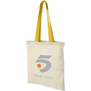 Sac coton Nevada 100 gr/m² avec poignées de couleur 7L 20