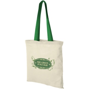 Sac coton Nevada 100 gr/m² avec poignées de couleur 7L 25