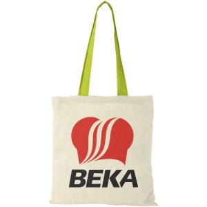 Sac coton Nevada 100 gr/m² avec poignées de couleur 7L 27