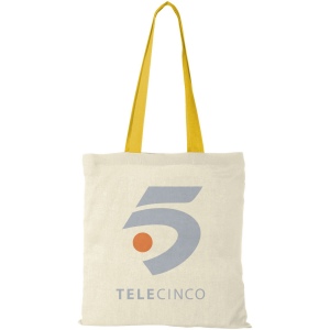 Sac coton Nevada 100 gr/m² avec poignées de couleur 7L 28