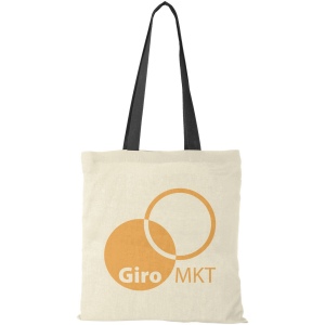 Sac coton Nevada 100 gr/m² avec poignées de couleur 7L 30