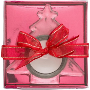 Porte-bougie en verre Casey