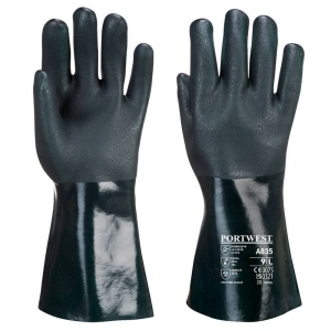 Gant PVC 35 cm double trempage (Pack de 12pcs)