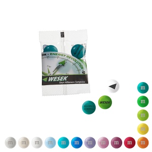 Bonbons en chocolat M&amp;M’S® personnalisés en mini sachet