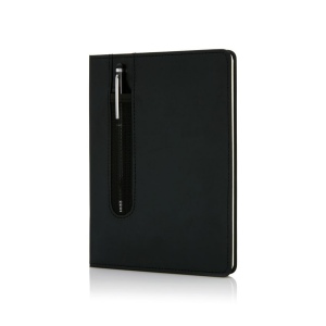 Carnet A5 à couverture rigide en PU avec Stylo tactile 4