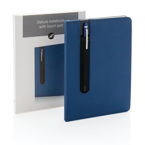 Carnet A5 à couverture rigide en PU avec Stylo tactile 16