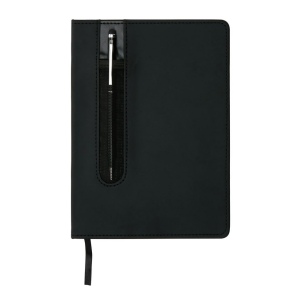 Carnet A5 à couverture rigide en PU avec Stylo tactile 6