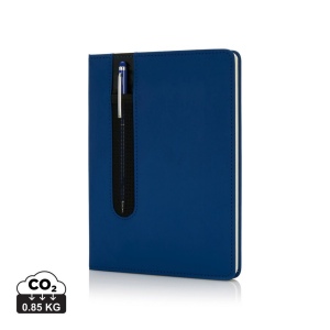 Carnet A5 à couverture rigide en PU avec Stylo tactile 3