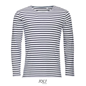 Tee-shirt homme manches longues rayé - MARINE MEN 4