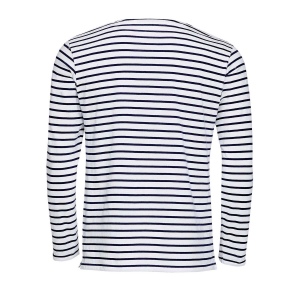Tee-shirt homme manches longues rayé - MARINE MEN 16
