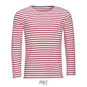 Tee-shirt homme manches longues rayé - MARINE MEN 5