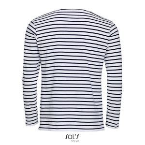 Tee-shirt homme manches longues rayé - MARINE MEN 6