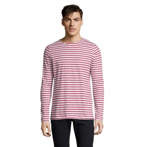 Tee-shirt homme manches longues rayé - MARINE MEN 3
