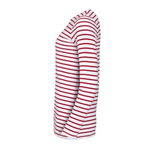 Tee-shirt femme manches longues rayé - MARINE WOMEN 19