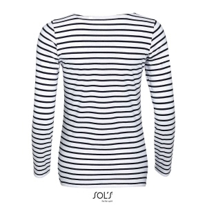 Tee-shirt femme manches longues rayé - MARINE WOMEN 6