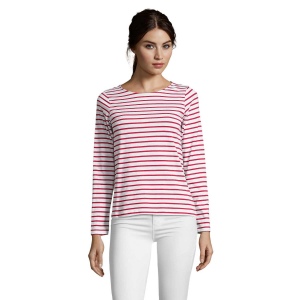 Tee-shirt femme manches longues rayé - MARINE WOMEN 3