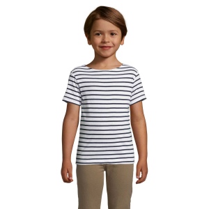 Tee-shirt enfant col rond rayé - MILES KIDS 2