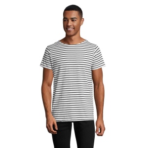 Tee-shirt homme col rond rayé - MILES MEN