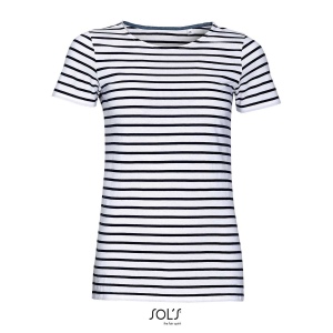 Tee-shirt femme col rond rayé - MILES WOMEN 4