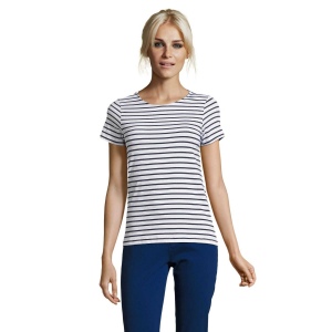 Tee-shirt femme col rond rayé - MILES WOMEN 2