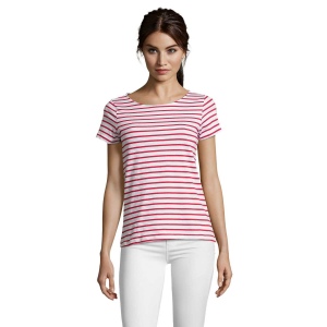 Tee-shirt femme col rond rayé - MILES WOMEN 3