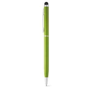 ZOE. Stylo en aluminium avec mécanisme twist et embout tactile 9