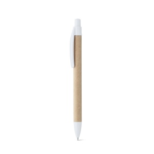 REMI. Stylo à bille fabriqué à partir de papier 100 % recyclé, avec clip 12