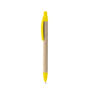 REMI. Stylo à bille fabriqué à partir de papier 100 % recyclé, avec clip 14