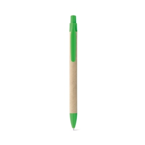 REMI. Stylo à bille fabriqué à partir de papier 100 % recyclé, avec clip 15