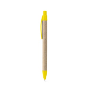 REMI. Stylo à bille fabriqué à partir de papier 100 % recyclé, avec clip 5