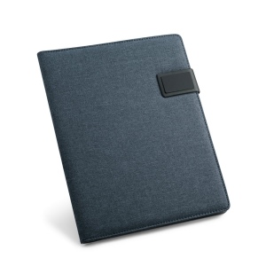 RIORDAN. Porte-documents A4 A4 en simili lin et PU avec bloc de pages lignées 2