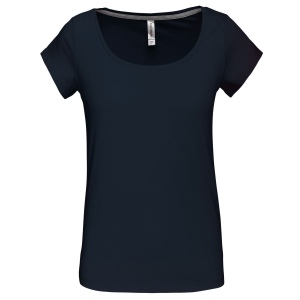 T-shirt col bateau manches courtes femme 5
