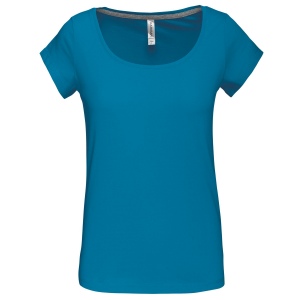 T-shirt col bateau manches courtes femme 7