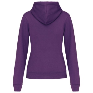 Sweat-shirt capuche contrastée femme 35