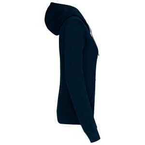 Sweat-shirt capuche contrastée femme 42