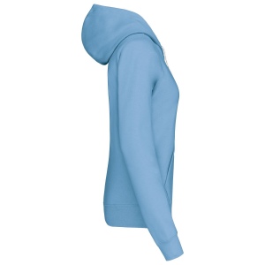 Sweat-shirt capuche contrastée femme 50