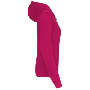 Sweat-shirt capuche contrastée femme 51