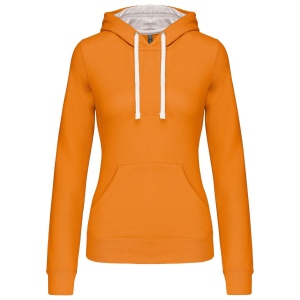 Sweat-shirt capuche contrastée femme 10