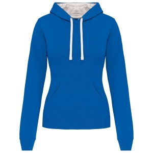 Sweat-shirt capuche contrastée femme 15