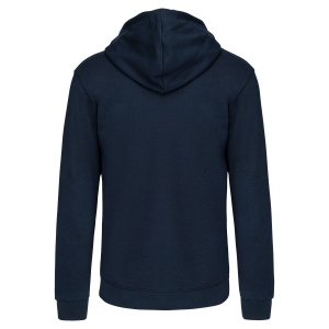 Sweat-shirt zippé capuche contrastée 21