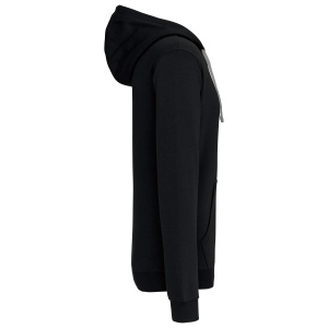Sweat-shirt zippé capuche contrastée 22
